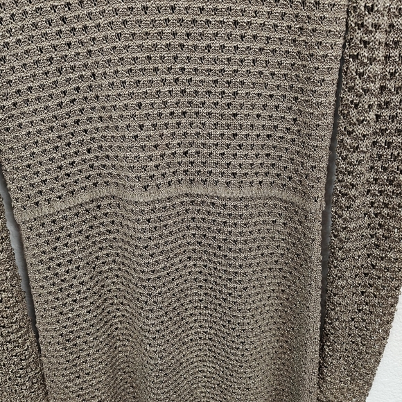 Chloé by Gabriela Hearst Metallic Gold Knit Maxi Dress Circa 2021 Collection SM - Picture 12 of 16